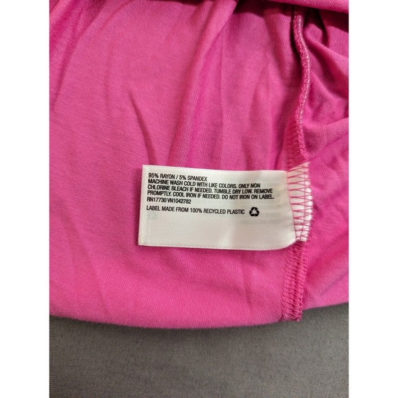 Isabel Maternity Twist Front Maternity Top Pink - Picture 4 of 6